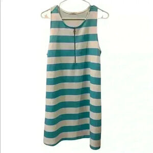 12PM by Mon Ami Women’s Blue and White Striped Dress